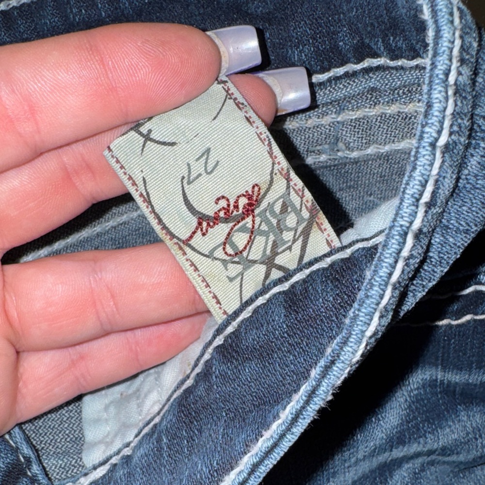BKE Dark Blue Jean Shorts - Picture 3 of 5